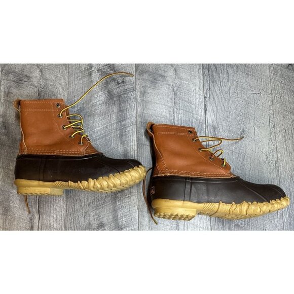 Cabela's‎ Duck Snow Boots Womens 6 Brown Leather Thinsulate Steel Shank Hunting - Picture 3 of 11